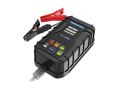 Aweltec 800mA スマートバッテリー充電器 12V 鉛酸およびリチウム用メンテナー