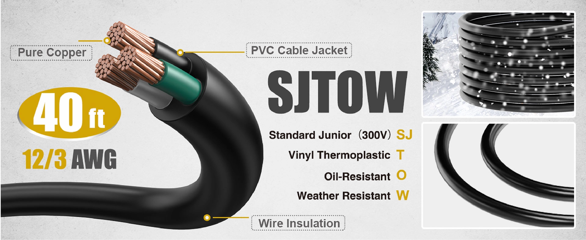 AweltecPro 40FT 格納式延長コード リール AweltecPro 40FT 格納式延長コード リール